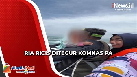 Ria Ricis Ditegur Komnas PA Atas Dugaan Eksploitasi Anaknya Yang