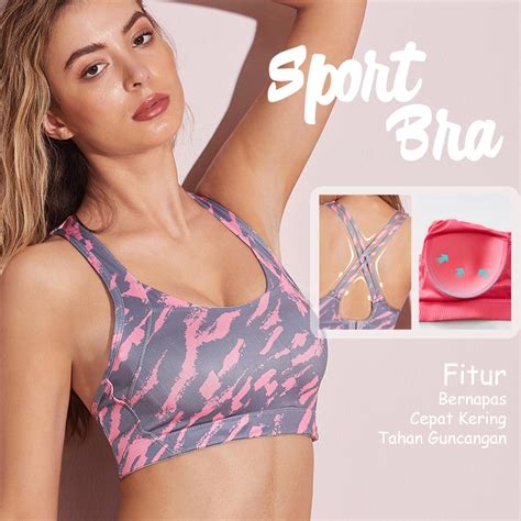 Jual Sport Bra Push Up Pakaian Dalam Wanita Bra Olahraga Wanita Jumbo