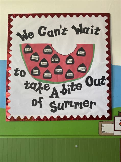 Watermelon Bulletin Board Summer Bulletin Boards Preschool Bulletin