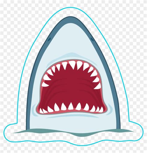 Download Shark Mouth Decal Png - Draw A Shark Mouth Clipart Png Download - PikPng