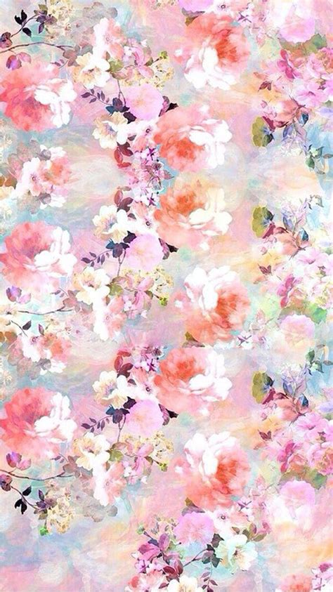 Watercolor Flowers Pink Watercolor Flowers Hd Phone Wallpaper Pxfuel