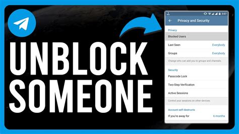 How To Unblock Someone On Telegram How To Unblock Users On Telegram