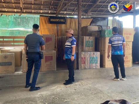 P M Worth Of Allegedly Smuggled Cigarettes Seized In Zamboanga City