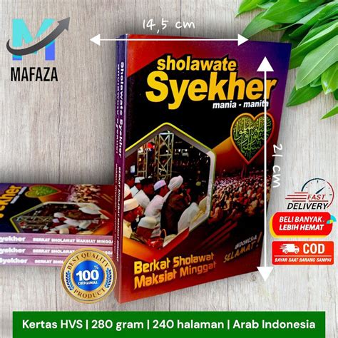 Jual Buku Sholawate Syekher Mania Sholawat Shalawat Terlengkap