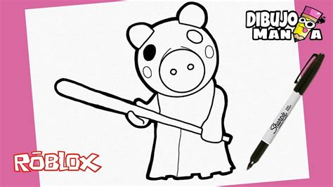 COMO DIBUJAR A PIGGY ROBLOX How To Draw Piggy DIBUJOS DE ROBLOX