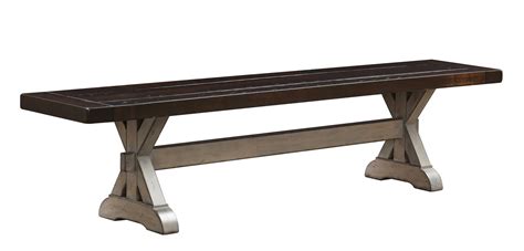 Hudson Backless Trestle Bench From Dutchcrafters Amish Furniture