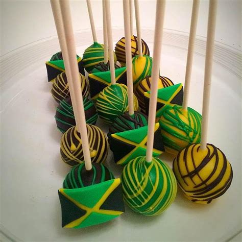 Ja Cake Pops Caribbean Party Rasta Party Carnival Party Foods