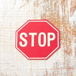 Miniature "Stop" Sign - Outdoor Miniatures - Dollhouse Miniatures ...