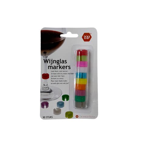 Bmt Wijnglas Marker Wijnglas Herkennen Set Van Wijnringen