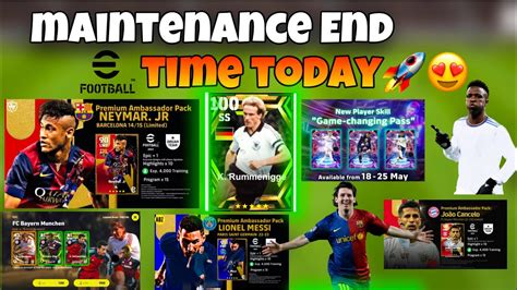 Maintenance End Time Today In Efootball 2023 Mobile What Is Coming