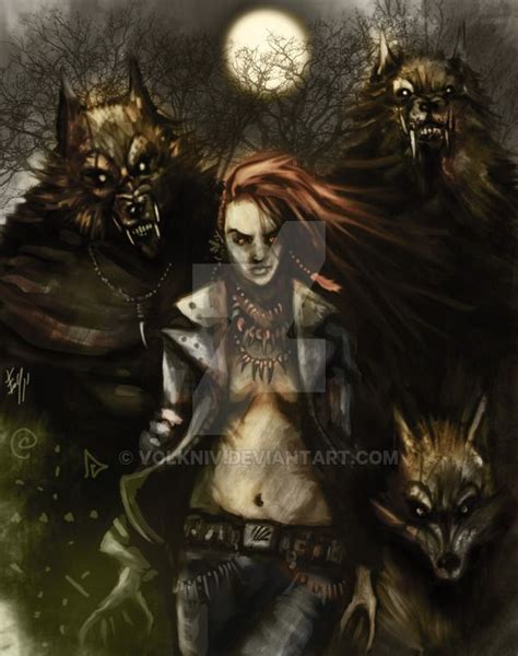 The Blood Talon By Volkniv Werewolf Art Vampires And Werewolves Wolfman