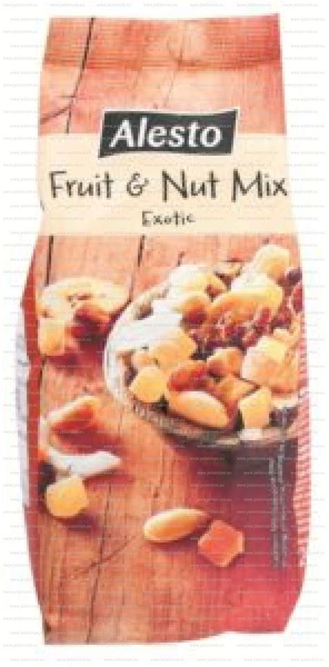 Fruit and Nut Mix Alesto 513 kcal 2148 kJ 100g Kalorická tabuľka potravín