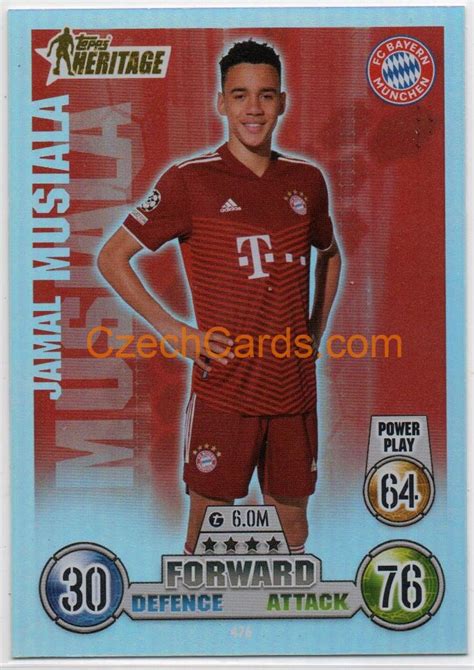 Football Soccer Jamal Musiala Match Attax Heritage