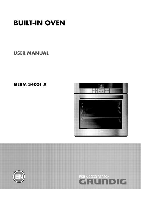 Mode D Emploi Grundig GEBM 34001 X 40 Des Pages