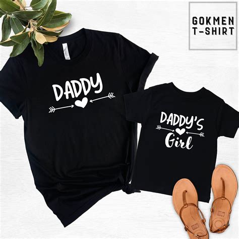 Matching Daddy Daddys Girl Shirts Fathers Day Shirts Etsy