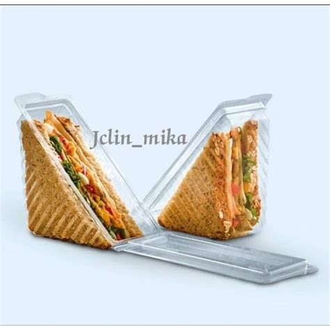 Jual Mika Sandwich Segitiga Mika Roti 50pcs Shopee Indonesia