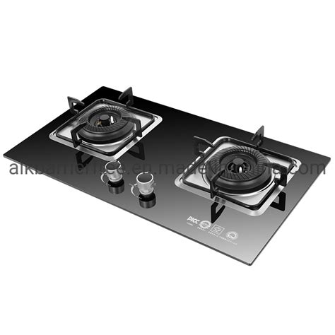 Kitchen Appliance Tempered Finish Gas Cooker Stove 2 Burner Multi Usage