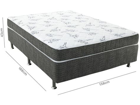 Cama Box Casal Ortobom Conjugado Mola X X Cm Physical Spring