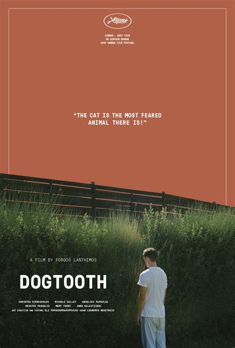 2010 - Dogtooth | Film poster design, Movie poster art, Movie poster wall