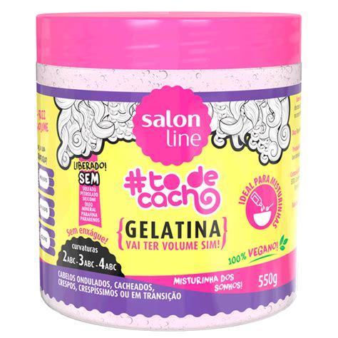 Gelatina Salon Line Todecacho Super Volume 550gr Cigana Beleza