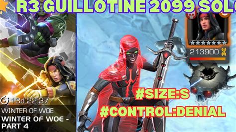 6 Star R3 Guillotine 2099 Solos Winter Of Woe Part 4 Dani Moonstar Sizes Controldenial