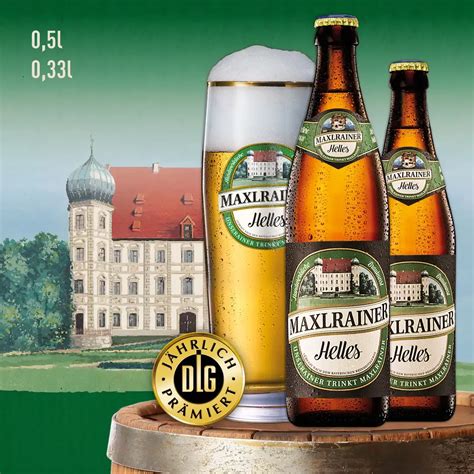 Vollbier Maxlrainer Helles Schlossbrauerei Maxlrain