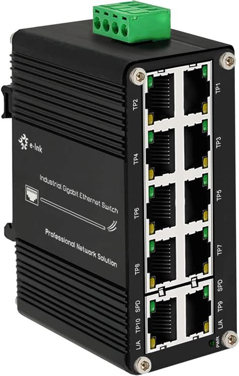 Amazon Mini Interruptor Industrial De Puertos Gigabit Switch