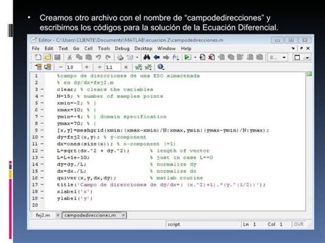 Ecuacion Diferencial Matlab PPT Descarga Gratuita