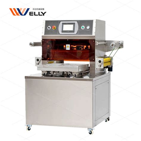 Automatic Bacon Vacuum Thermoforming Skin Packing Machine Vacuum Tray