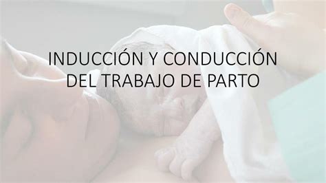 Induccion Y Conduccion Del Trabajo De Parto Leonor Beatriz Udocz