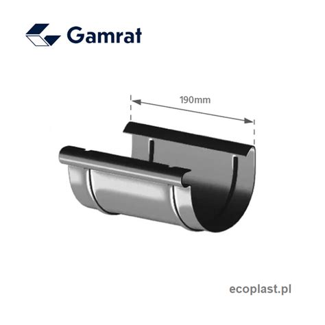 Gamrat Pvc Grafitowy Z Czka Rynnowa Mm Ecoplast