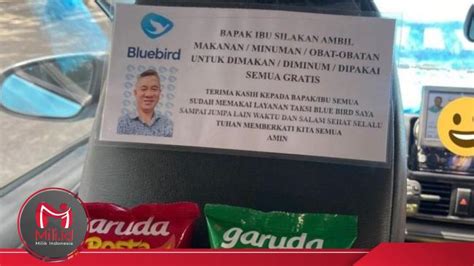 Viral Sopir Taksi Online Di Surabaya Gratiskan Makanan Dan Obat Obatan