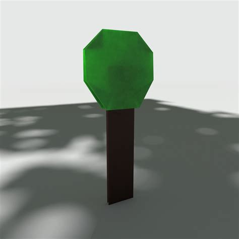 Origami Simple Tree 3D Model $5 - .unknown .blend .fbx .obj - Free3D