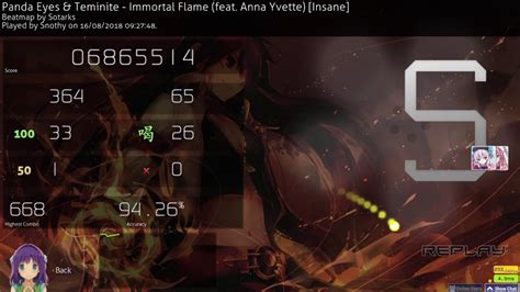 Osu Panda Eyes Teminite Immortal Flame Feat Anna Yvette Insane