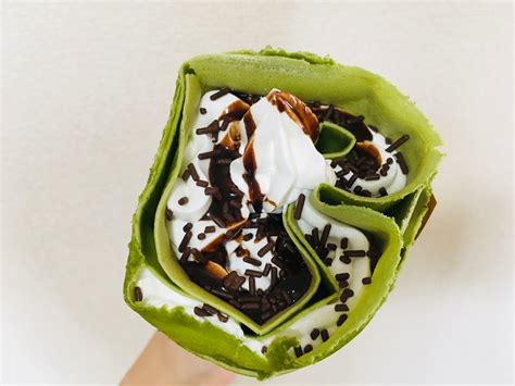 生クリームとよくあう抹茶生地が特においしいクレープ｜清水町（はまちゃん） エキスパート Yahooニュース