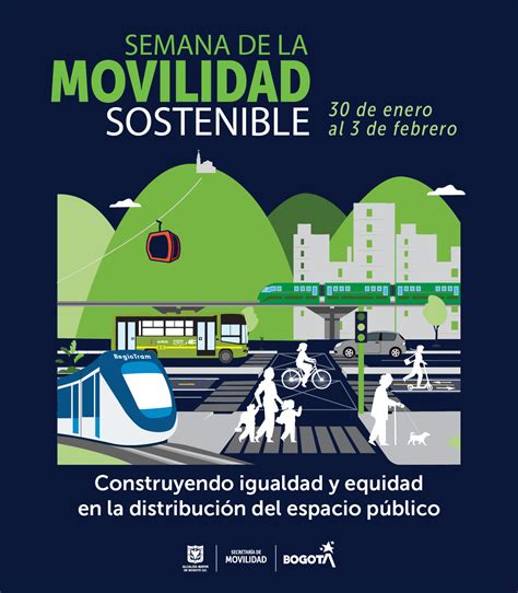 Programación de la Semana de la Movilidad Sostenible en Bogotá 2023