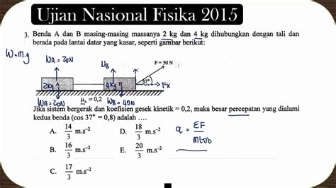 Hukum Newton Percepatan Benda Pd Sistem Katrol Dan Bidang Miring Riset