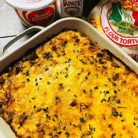 Chorizo Breakfast Burrito Casserole - Cooks Well With Others