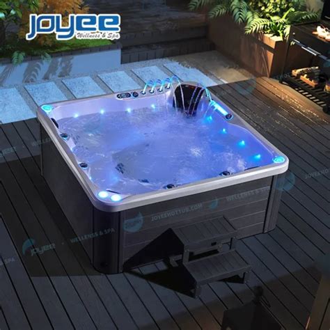Joyee Pure Acrylic Luxury Person Balboa Hot Tub Whirlpool Jacuzi Tub Outdoor Massage