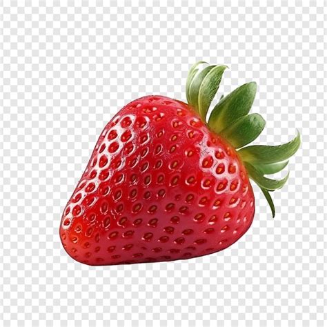 Fruit De Fraise Isolé Sur Fond Transparent PSD Gratuite