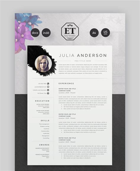 Best Resume Templates For Graphic Designers