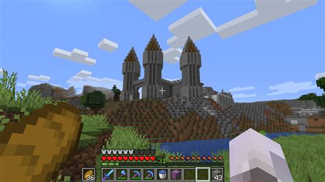 Starting To Build A Castle In My Survival World Rminecraft