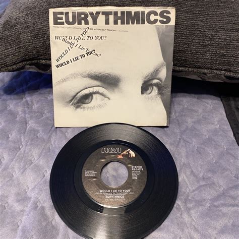 Eurythmics Would I Lie To You Picture Sleeve Pop Rock