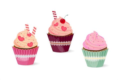 Premium Vector Premium Vector Cupcakes