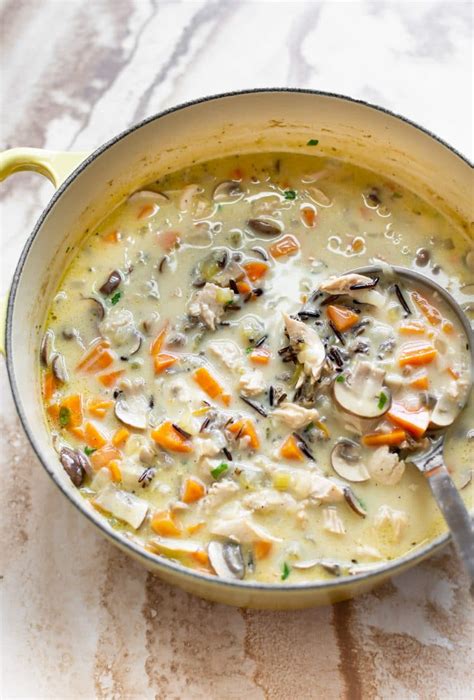 Leftover Turkey Wild Rice Soup • Salt And Lavender