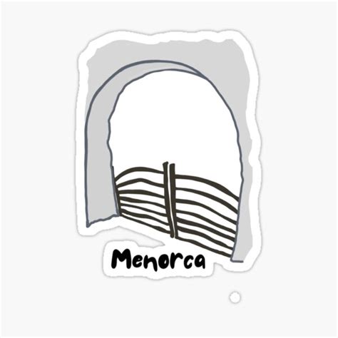 Menorca Sticker For Sale By Sanaura Redbubble