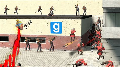 Extreme Tf2 Battles In Garrys Mod Youtube