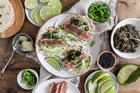 Seared Tuna Tacos | Ahi Tuna | Jenny Shea Rawn