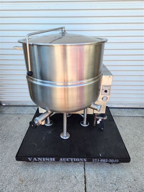 CLEVELAND 60 Gallon Natural Nat Gas Steam Jacketed Stationary Kettle