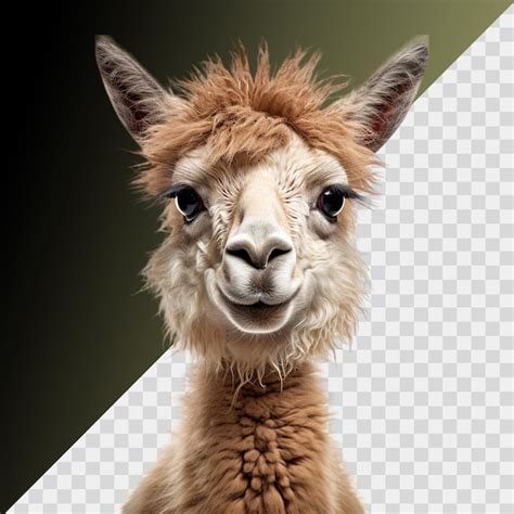 Premium Psd Llama Isolated On Transparent Background